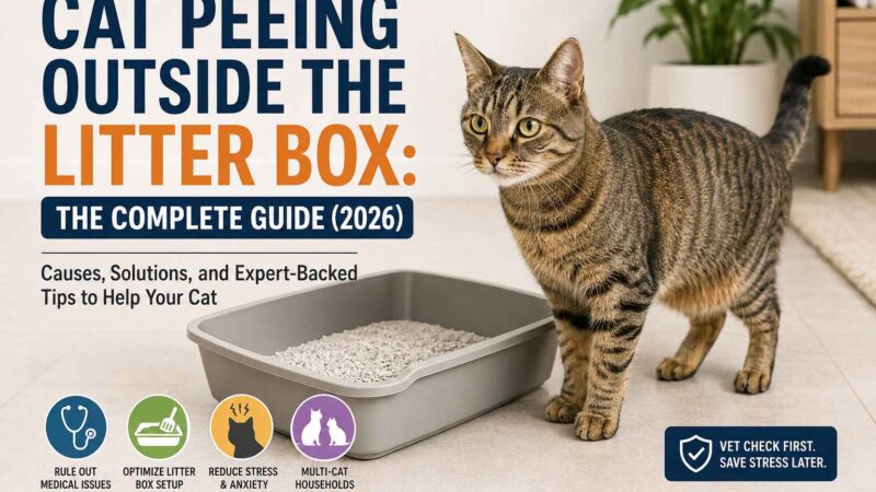 Cat Peeing Outside Litter Box: Complete Guide (2026) 1 Cat Peeing Outside Litter Box: Complete Guide (2026)