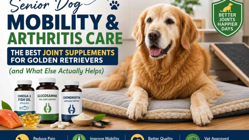 Golden Retriever Arthritis: Signs, Care & Relief 2026