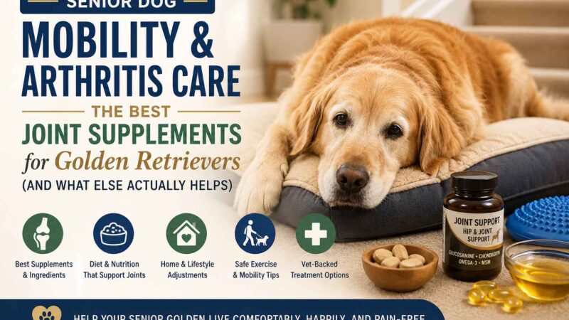 Golden Retriever Arthritis: Signs, Care & Relief 2026