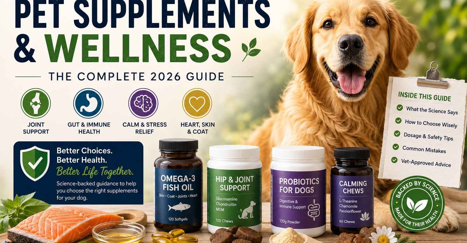 Pet Supplements & Wellness: The Complete 2026 Guide