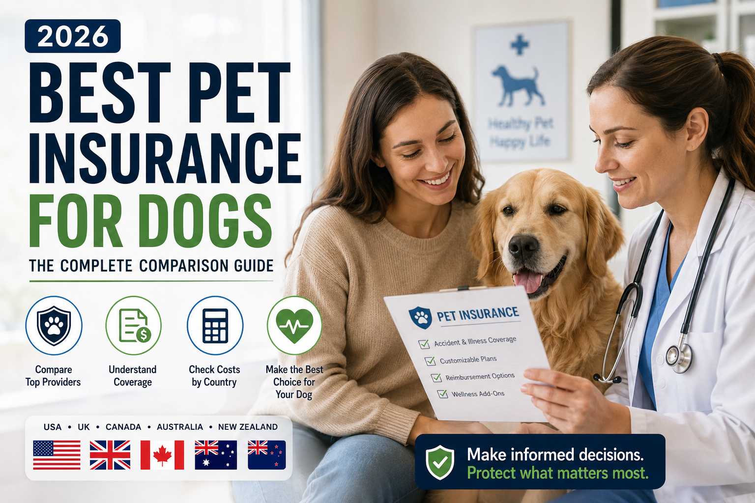 Best Pet Insurance for Dogs in 2026: Complete Guide 4 Pet owner reviewing a checklist of questions before deciding whether to buy pet insurance. Best Pet Insurance for Dogs