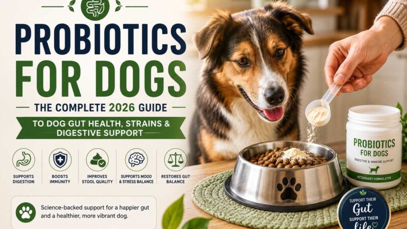 Probiotics for Dogs: The Complete 2026 Gut Health Guide 1 Probiotics for Dogs: The Complete 2026 Gut Health Guide