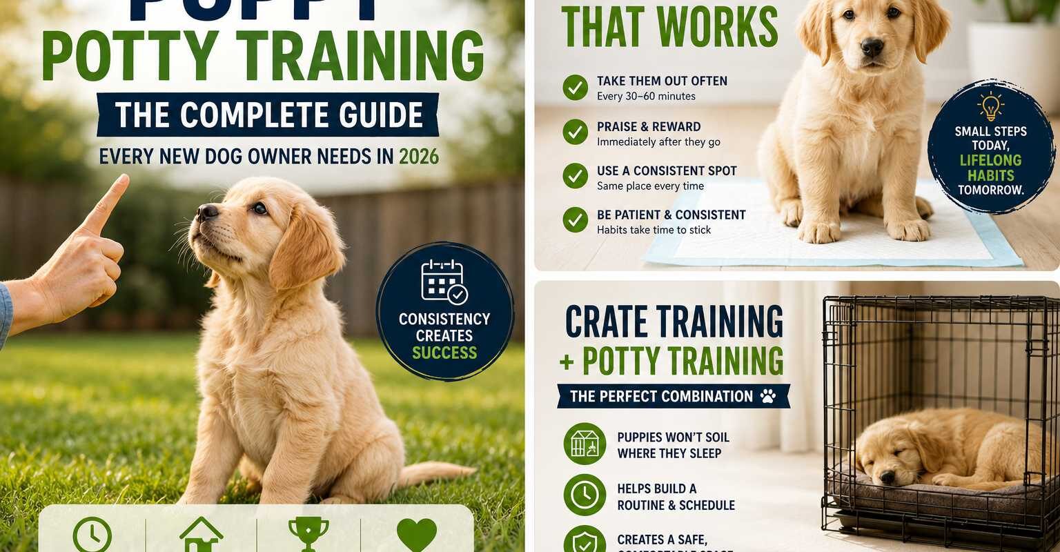 Puppy Potty Training Guide 2026: House Train Your Dog Fast