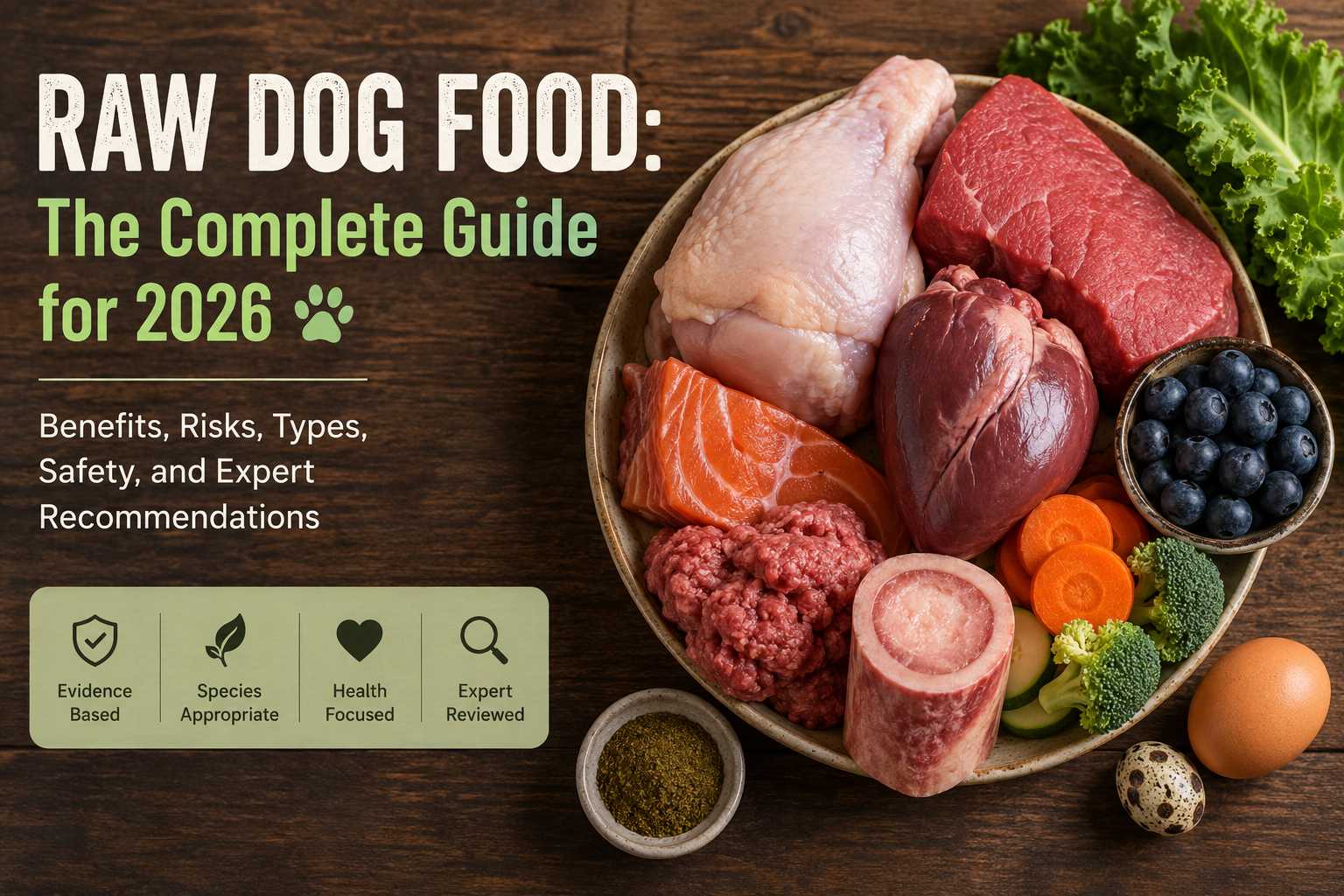 Raw Dog Food: The Complete Guide for 2026 | LifeWellGuide 3 Person washing hands thoroughly at a kitchen sink after preparing raw dog food, with a dog bowl and raw meat packaging on the counter
