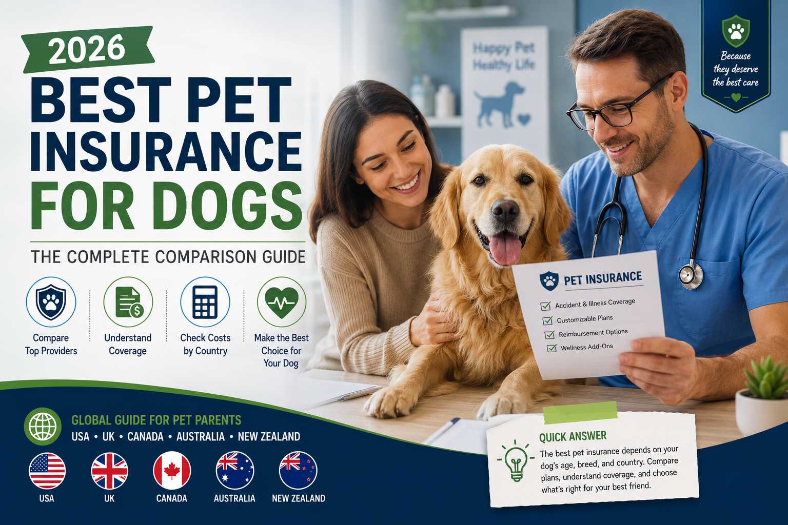 Best Pet Insurance for Dogs in 2026: Complete Guide 3 Senior dog with a grey muzzle resting at home, representing pet insurance coverage for older dogs. Best Pet Insurance for Dogs